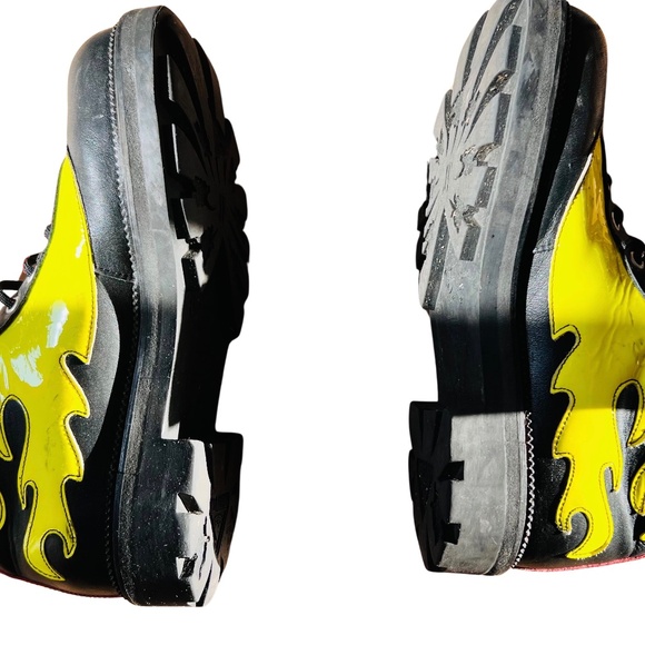 🥾 Fluevog 7th Heaven Pyro Boots w/ Flames 🔥 | Size W11 | $95 | DECOMMISSIONED - Picture 3 of 6